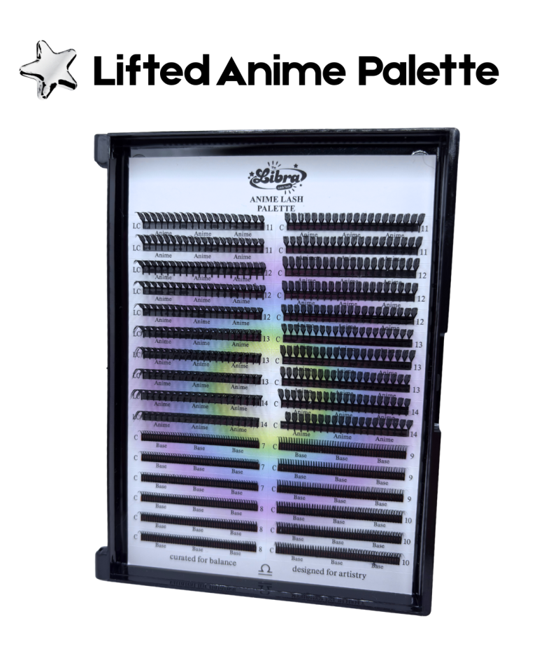 anime lash palette, anime lash extensions