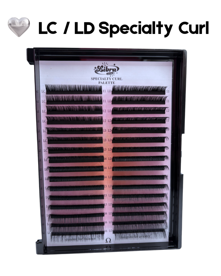 specialty lash palettes for lash extensions lc curl ld curl